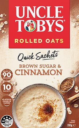 Uncle Tobys Quick Oats Cinnamon 10 Pack