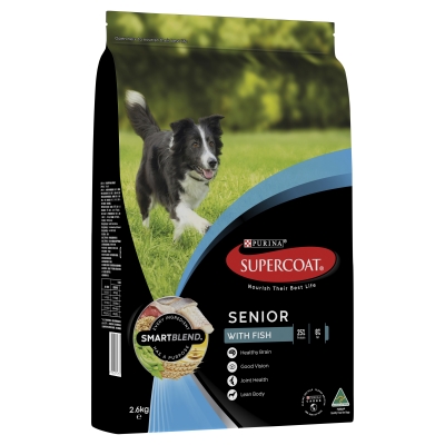 Supercoat Smartblend Senior With Fish 2.6kg