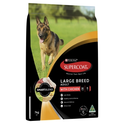 Supercoat Smartblend Adult Large Breed With Chicken 7kg