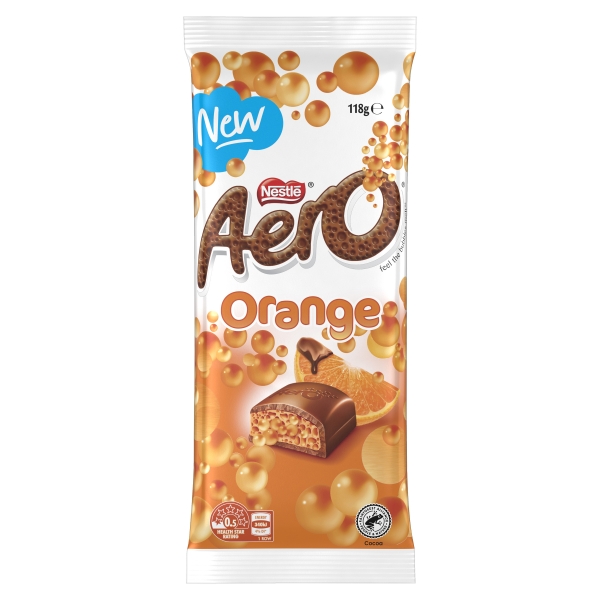 Nestle Aero Block Orange 118g 