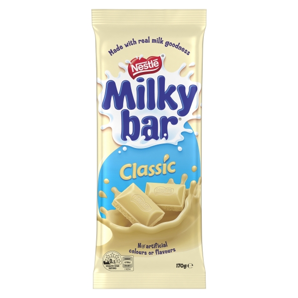 Nestle Milkybar Classic Chocolate Block 170g