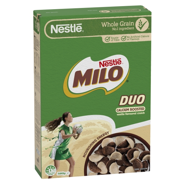 Milo Duo Breakfast Cereal 580g