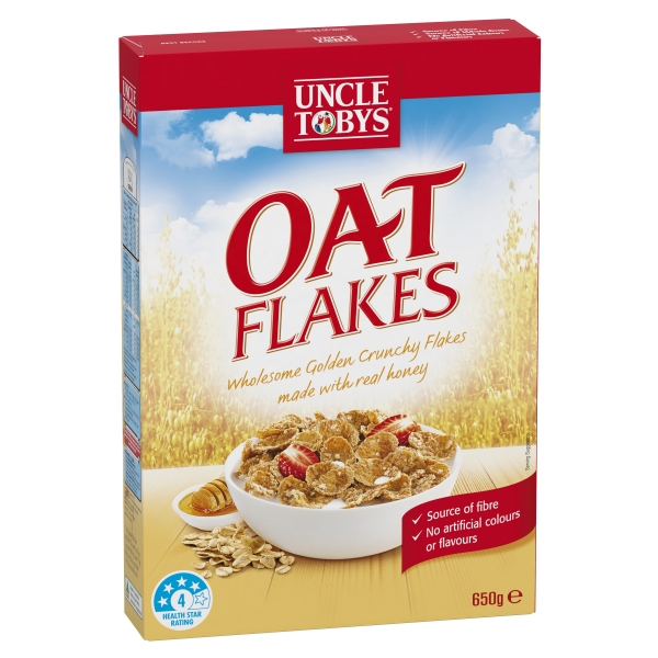 Uncle Tobys Oat Flakes 650g