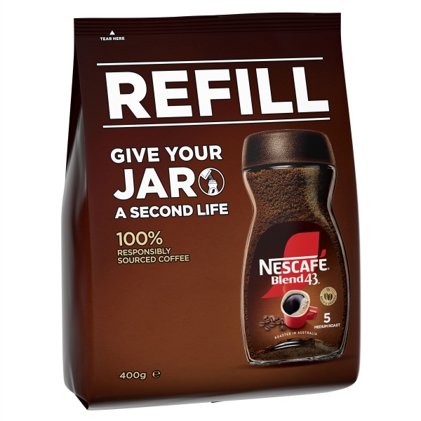 Nescafe Blend 43 Coffee Refill Pack 400g