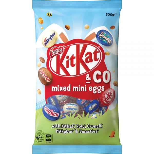 Nestle Kit Kat & Co Mixed Mini Chocolate Eggs 500g