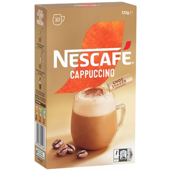 Nescafe Sachets Cappuccino 10 Pack