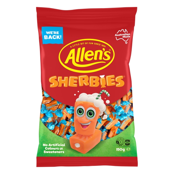 Allen's Sherbies 150g