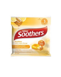 Soothers Honey & Lemon 30 Pack 120g