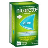 Nicorette Gum Icy Mint 2mg 75 Pack