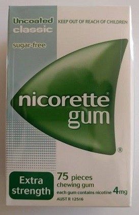 Nicorette Gum Classic 4mg 75 Pack