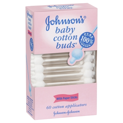 Johnson's Baby Cotton Ear Buds 60 Pack