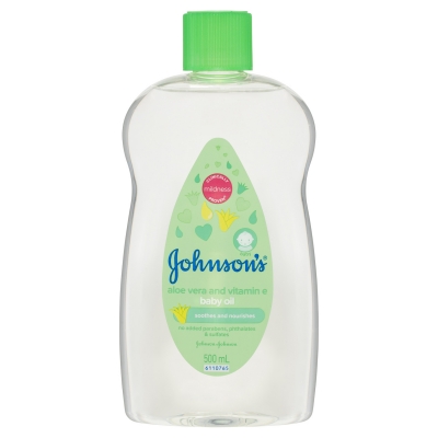 Johnson's Baby Oil Aloe Vera & Vitamin E 500ml