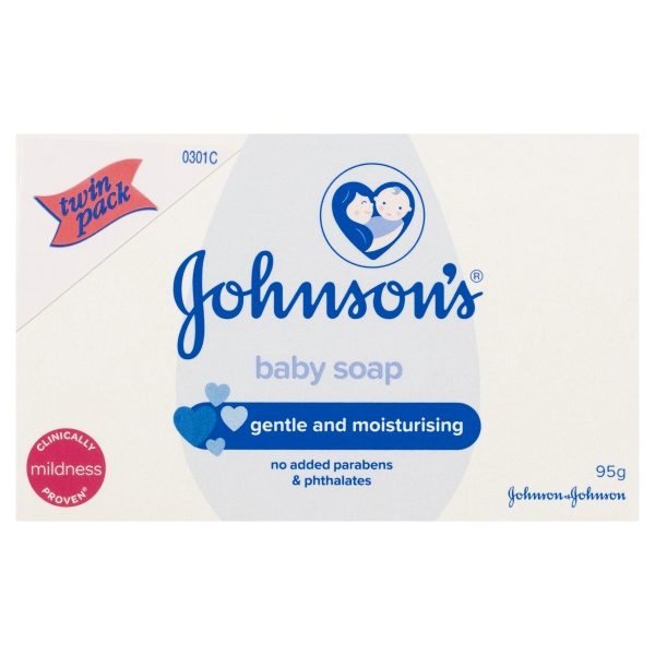 Johnson's Baby Soap 2 Pack 190g