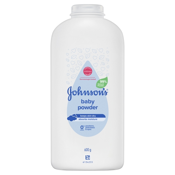 Johnson's Baby Pure Cornstarch Baby Powder 600g