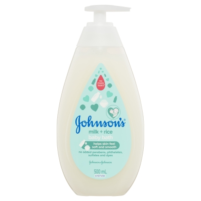 Johnson's Baby Bath Milk + Rice 500ml