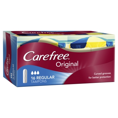 Carefree Tampon Original Regular 16 Pack