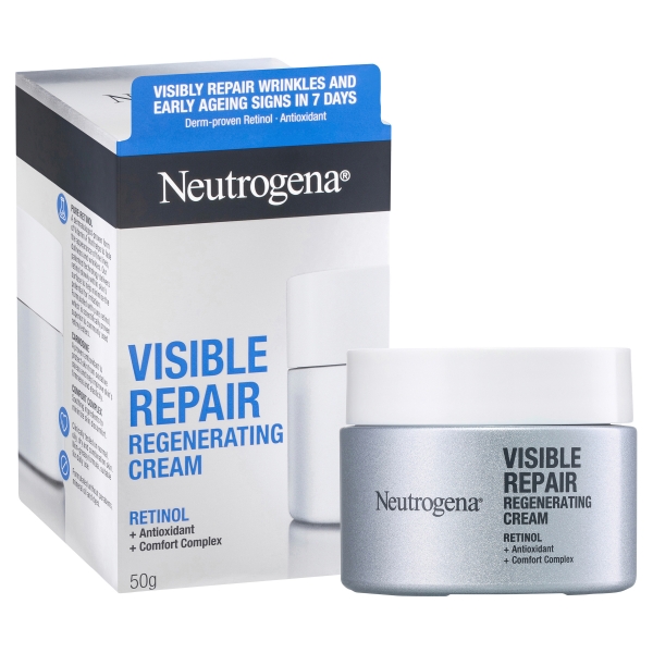 Neutrogena Visible Repair Cream Retinol Regenerating 50g