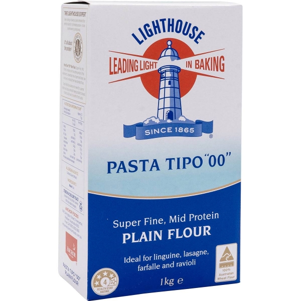 Lighthouse Pasta Tipo 00 Plain Flour 1kg