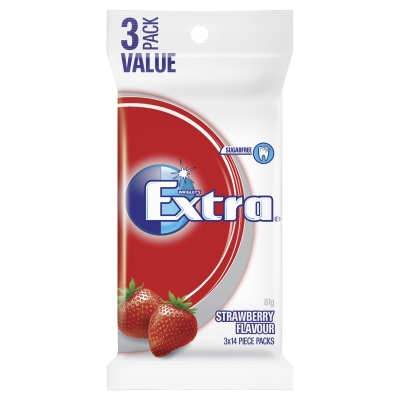 Wrigley's Extra Strawberry 42 Piece 81g