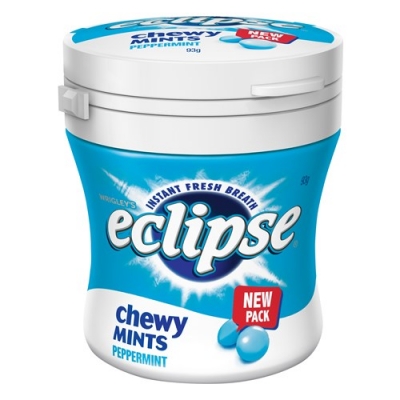 Wrigley's Eclipse Chewy Mints Peppermint 93g