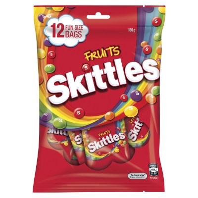 Skittles Fruit Original 12 Pack 180g