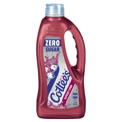 Cottee's Cordial Raspberry Zero Sugar 1lt