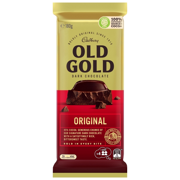 Cadbury Old Gold Block Original 180g