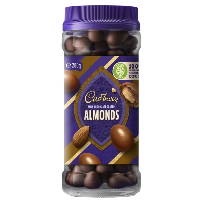 Cadbury Milk Chocolate Coated Almonds 280g