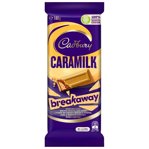 Cadbury Caramilk Block Breakaway 180g