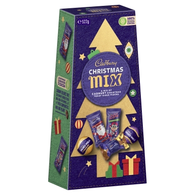 Cadbury Christmas Tree Mix Gift Box 522g