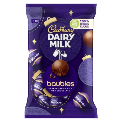 Cadbury Dairy Milk Baubles 112g