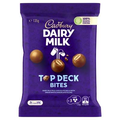 Cadbury Dairy Milk Top Deck Bites 135g