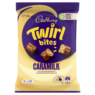 Cadbury Twirl Bites Caramilk 130g