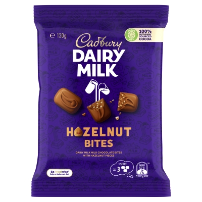 Cadbury Dairy Milk Hazelnut Bites 130g