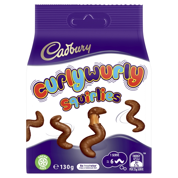 Cadbury Curly Wurly Squirlies 130g