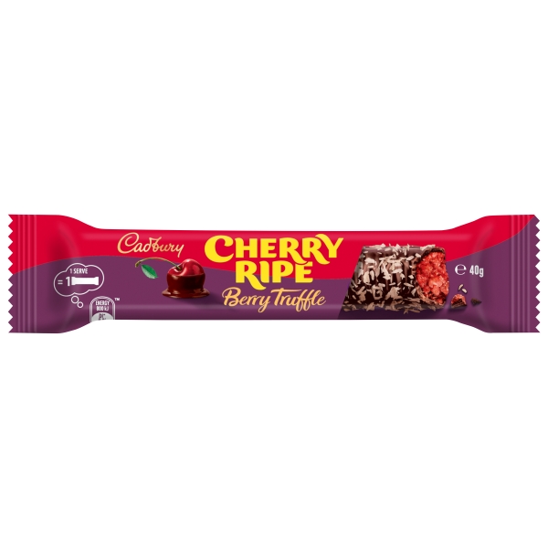 Cadbury Cherry Ripe Berry Truffle Bar 40g