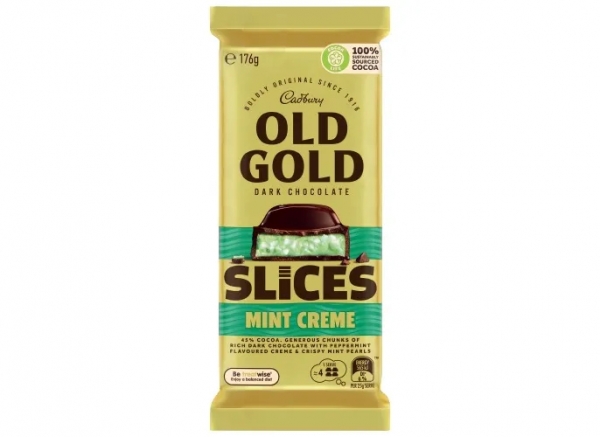 Cadbury Old Gold Block Mint Slice 176g