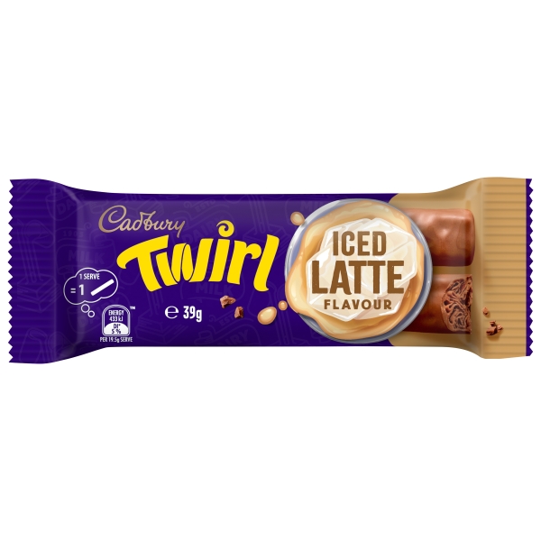 Cadbury Twirl Iced Latte Bar 39g