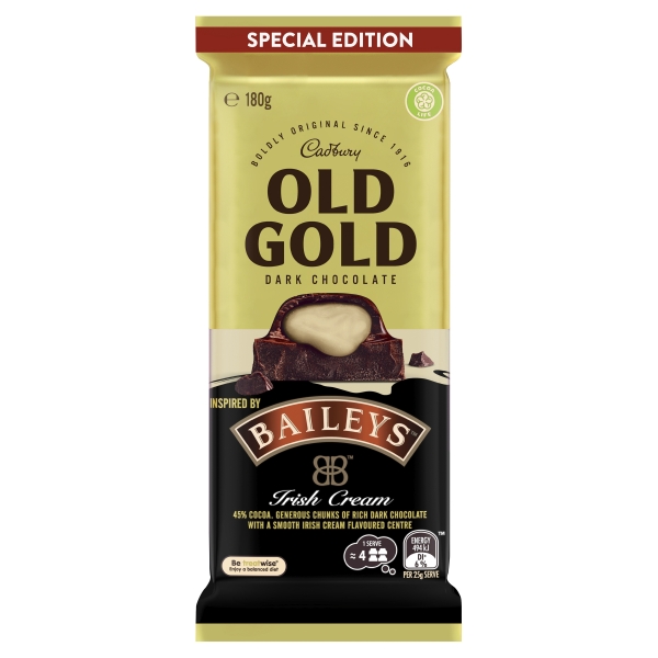 Cadbury Old Gold Block Baileys 180g