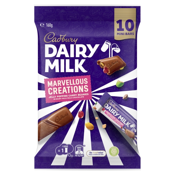 Cadbury Dairy Milk Marvellous Creations 10 Pack 160g