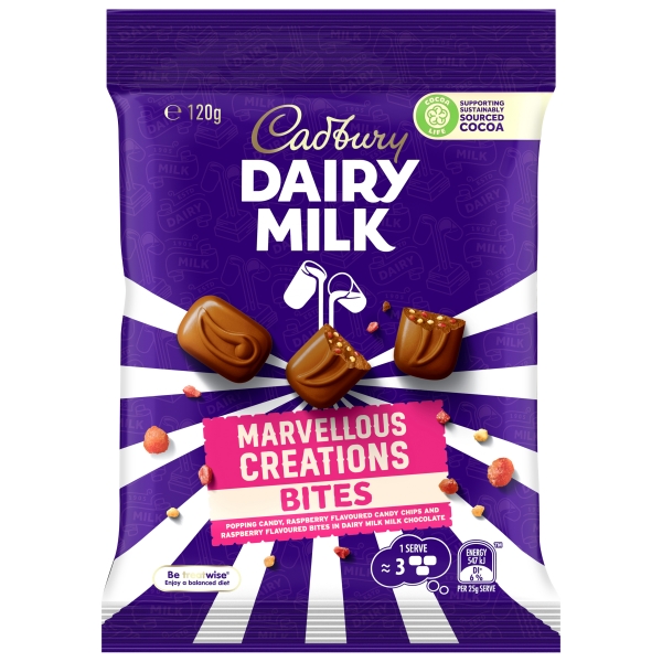 Cadbury Dairy Milk Marvellous Creations Bites 120g