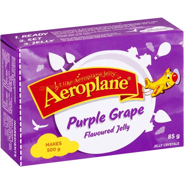 Aeroplane Jelly Crystals Purple Grape 85g