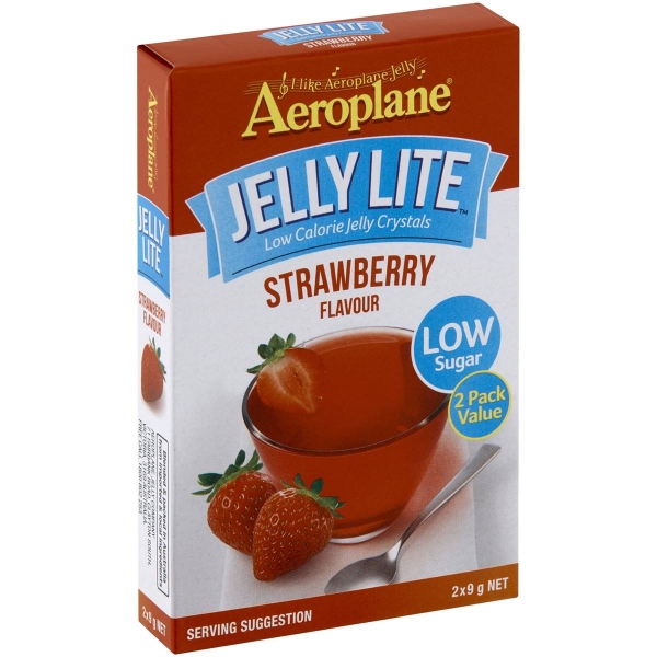 Aeroplane Jelly Lite Strawberry 2 x 9g