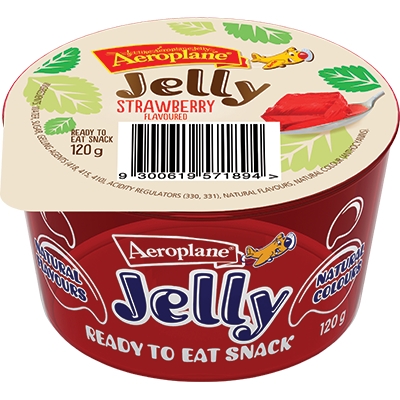 Aeroplane Jelly Ready To Eat Strawberry 120g