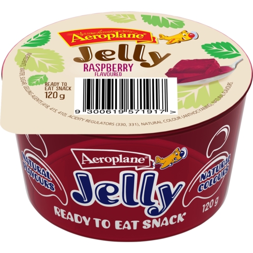 Aeroplane Jelly Ready To Eat Raspberry 120g