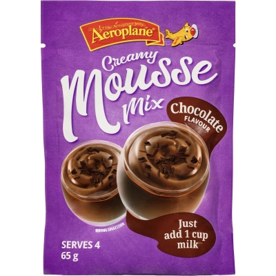 Aeroplane Mousse Mix Chocolate 65g