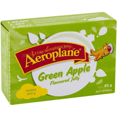 Aeroplane Jelly Crystals Green Apple 85g