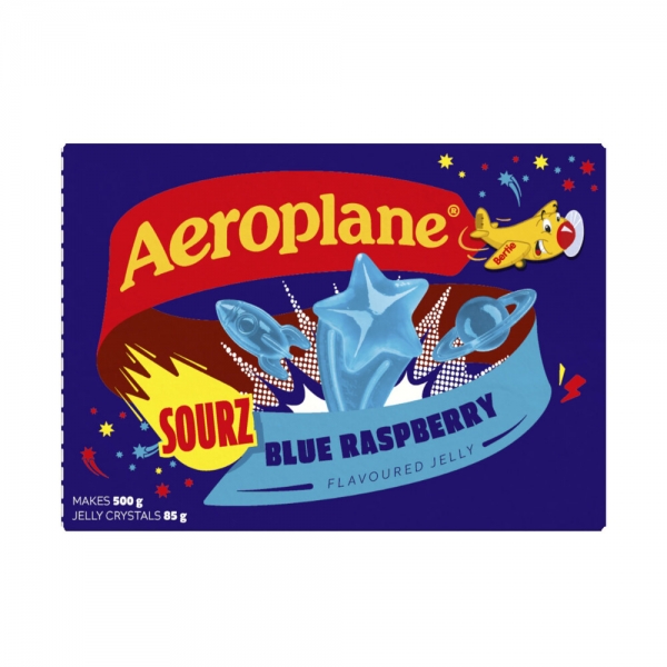 Aeroplane Jelly Sourz Blue Raspberry 85g