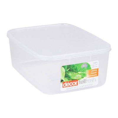 Decor Tellfresh Oblong 4lt Clear