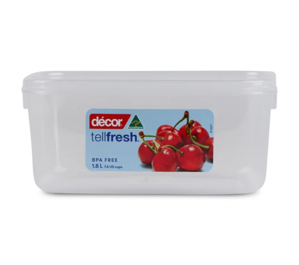 Decor Tellfresh Food Storage Container Oblong 1.8lt